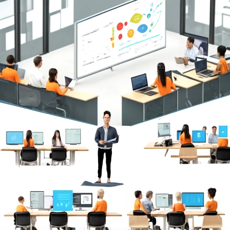 Profesionales aprendiendo IA en BrainELab